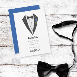 Vorschlag für einen Bohemischen blauen Violett-Tra Einladung