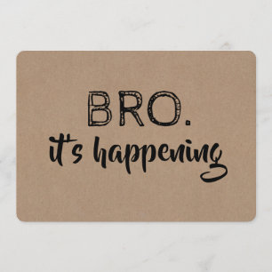 Vorschlag für einen lustigen Trauzeuge oder Trauze Einladung