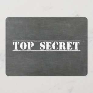 Vorschlag für einen "Top Secret Trauzeuge" oder ei Einladung