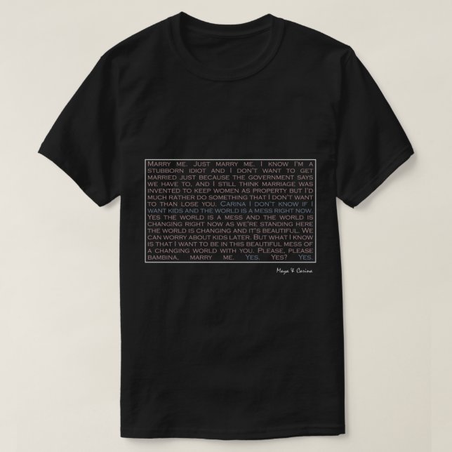 Vorschlag für Maya und Carina-Station 19 T-Shirt (Design vorne)