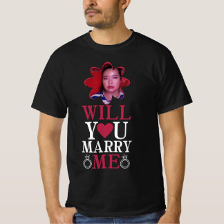 Vorschlag: Heiraten Sie mir-Verlobung-Pic T-Shirt