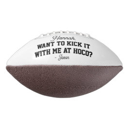 Vorschlag HOCO Prom "Homecoming" Ideen Football