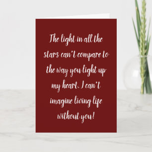 VORSCHLAG MIT HERZEN UND LIEBE KARTE