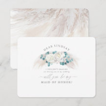 Vorschlag von Pampas Grass Greenery Bridesmaid