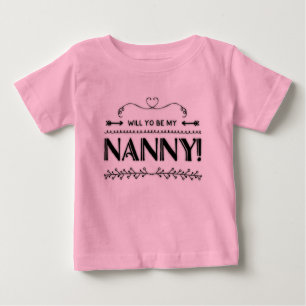 Vorschlag wird mein Kindermädchen sein Baby T-shirt