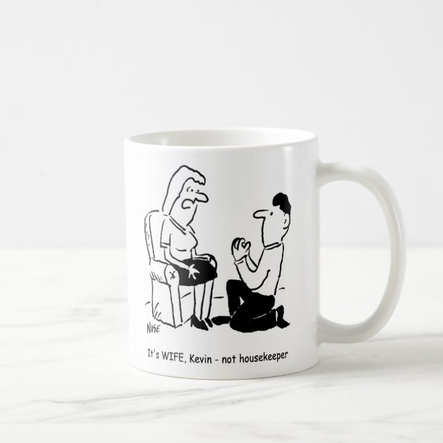 Vorschlag zur Ehe Funny Kaffeetasse (Rechts)