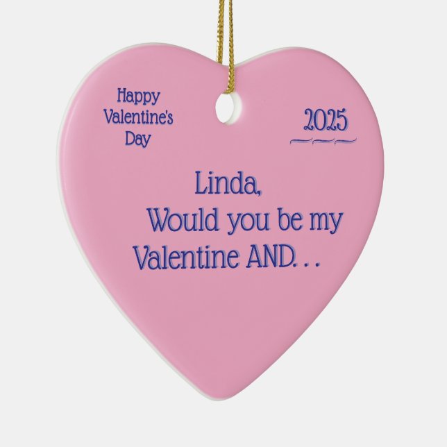 Vorschlag zur Eheschließung eines überraschenden V Keramik Ornament (Rechts)