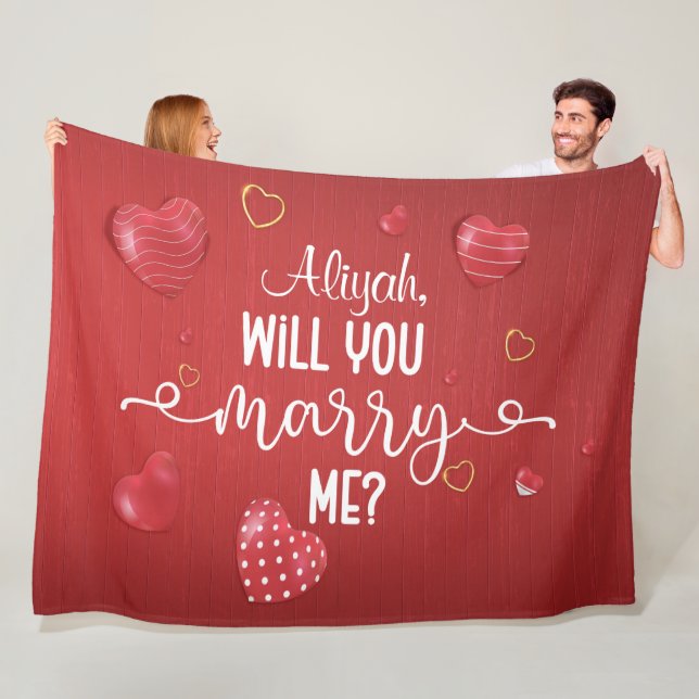 Vorschlag zur Eheschließung von Rotem Holz Fleecedecke (Beispiel)