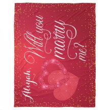 Vorschlag zur Eheschließung von Roten Herzen