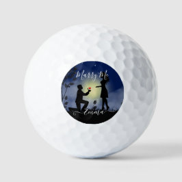 Vorschlag zur personalisierten Ehe Golfball
