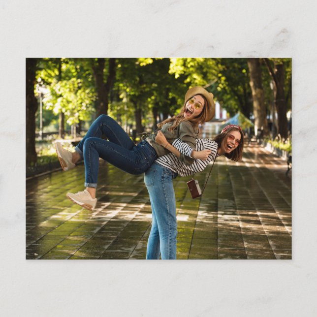 Vorschlag zur Trauzeugin Minimalistischer Typograf Postkarte (Vorderseite)