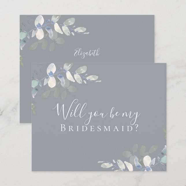 Vorschlag zur Trauzeugin von Eukalyptus-Haushalten (Vorne/Hinten)