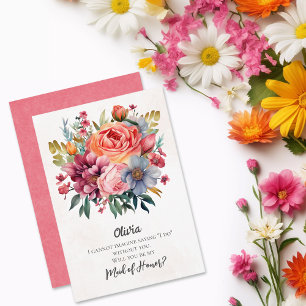 Vorschlag zur Trauzeugin von Florals Einladung