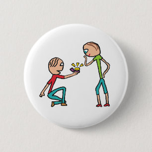 Vorschlag zur Verlobung Button