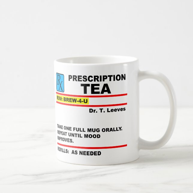 Vorschrift Tee Trinker Becher oder Reisebecher Kaffeetasse (Rechts)