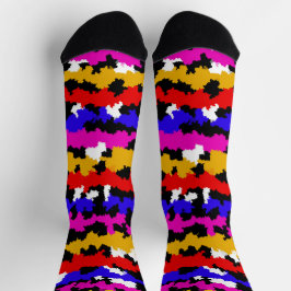 Vorschriftswidriges Design eines Abstrakten Frakta Socken