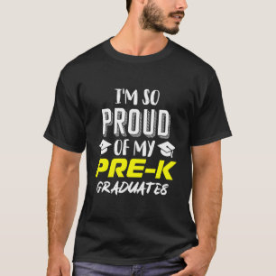 Vorschul-Abschlussmütze für stolzen Lehrer und Elt T-Shirt