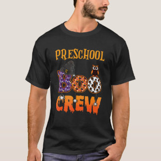 Vorschul Boo Crew Gruselig Halloween Pre K Vorschu T-Shirt