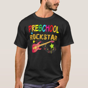 Vorschul-Rockstar-Elektrogitarre zurück zur Schule T-Shirt