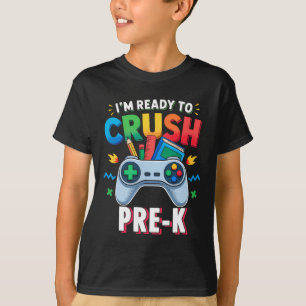 Vorschul-Shirt für Jungen Videospiel Erste Einschu T-Shirt