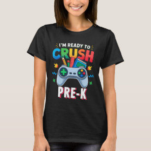 Vorschul-Shirt für Jungen Videospiel Zur Schule Er T-Shirt
