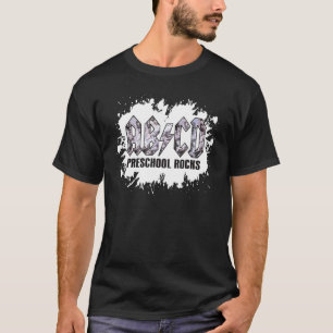 Vorschul-Steine Abcd-Lehrerin Abcd Rocks Back To S T-Shirt