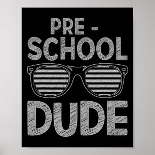 Vorschul-Typ Vorschul-Lehrer Schüler 1. Tag zurück Poster