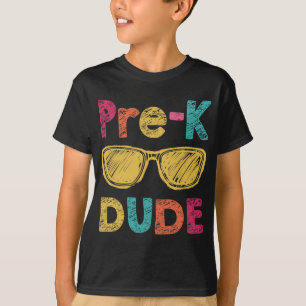 Vorschul-Typ zurück zur Schule erster Tag im Kinde T-Shirt
