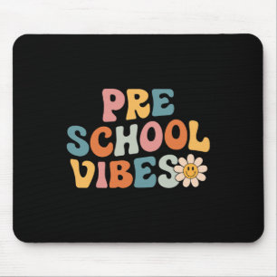 Vorschul-Vibes - Vorschul-Team Retro 1. Schultag Mousepad