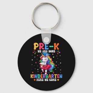 Vorschulabschluss 2025 Pre-K Absolventin Mädchen U Schlüsselanhänger