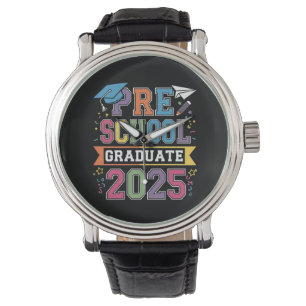 Vorschulabsolvent 2025 Abschluss Pre K Schule Armbanduhr
