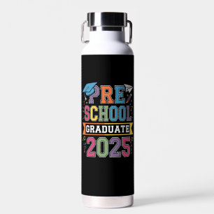 Vorschulabsolvent 2025 Abschluss Pre K Schule Trinkflasche
