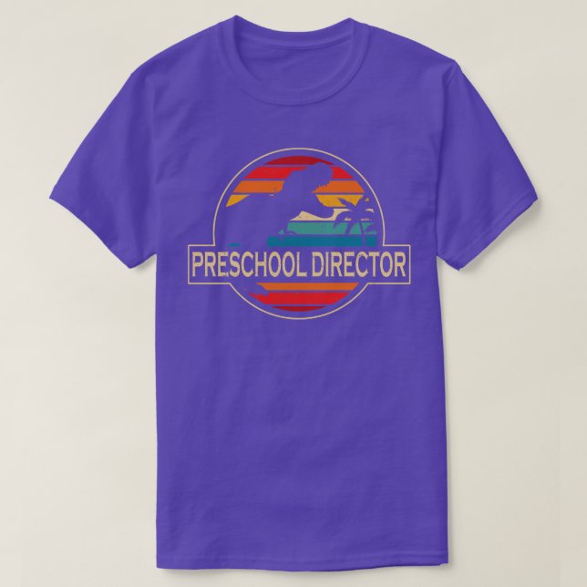 Vorschuldirektor Dinosaur T-Shirt (Design vorne)