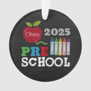 Vorschule 2025 Schultafel Namensschmuck Ornament