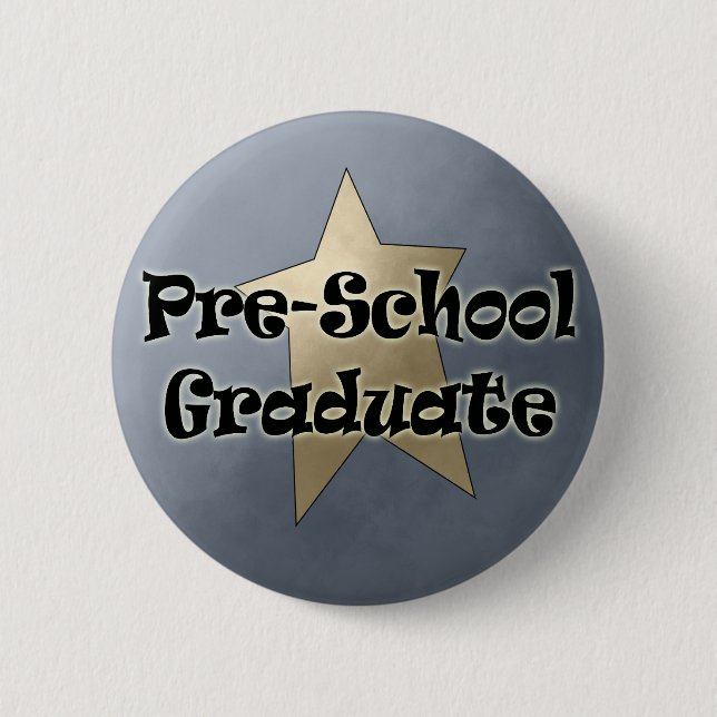 Vorschule-Abschluss-Geschenke Button (Vorderseite)