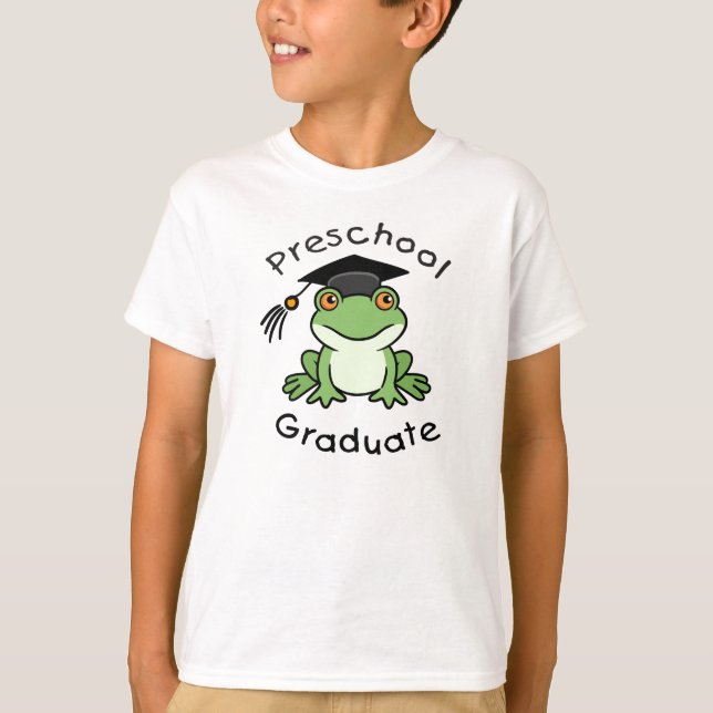 Vorschule-Absolvent - Frosch T-Shirt (Vorderseite)