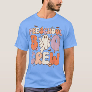 Vorschule Boo Crew Niedlich Ghost Halloween Lehrer T-Shirt