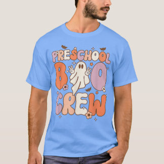 Vorschule Boo Crew Niedlich Ghost Halloween Lehrer T-Shirt