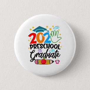 Vorschule Graduate Pre-k Grad 2025 Preschool Gradu Button