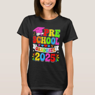 Vorschule Graduate Pre-k Grad 2025 Preschool Gradu T-Shirt