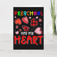 Vorschule hat mein Herz Valentinstag-Herzen-Lehrer