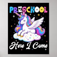 Vorschule hier kommt Einhorn zurück zur Schule Mäd