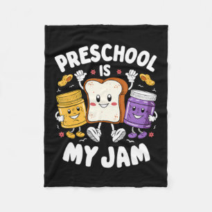 Vorschule ist mein Ding Erdnussbutter-Jelly-Lehrer Fleecedecke