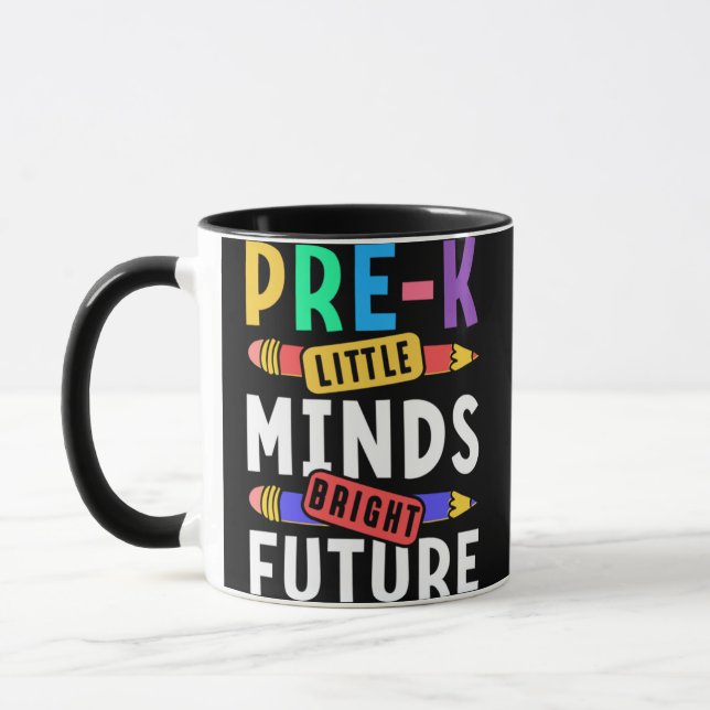 Vorschule Kinder zurück in die Schule Kleine Minds Tasse (Links)