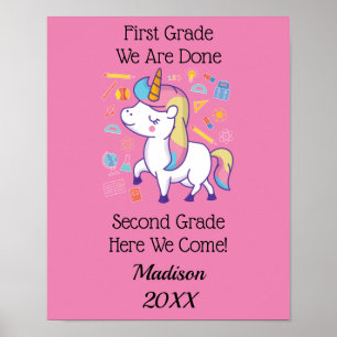 Vorschule Kindergarten Grundschule Abschluss Poster