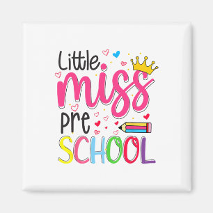 Vorschule Little Miss Ck Zur Schule Mädchen Vorsch Magnet