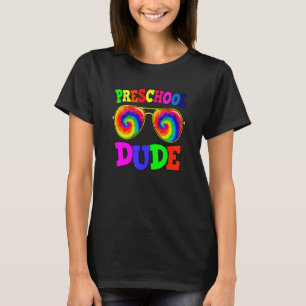 Vorschule Typ Sonnenbrille Gefärbte Krawatte Junge T-Shirt