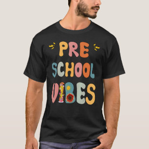 Vorschule Vibes Cool Esl Lehrer Niedlich Vorschule T-Shirt