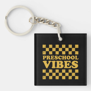 Vorschule Vibes Erster Tag der Schule Schlüsselanhänger