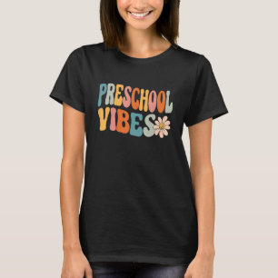 Vorschule Vibes Niedlich Retro Zurück zur Schule J T-Shirt